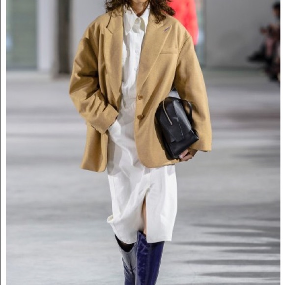 Tibi Liam flannel oversized wool blazer NWT - Picture 2 of 7